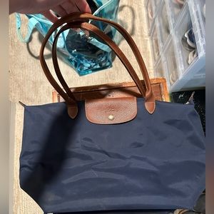 Used Medium Navy Longchamp bag